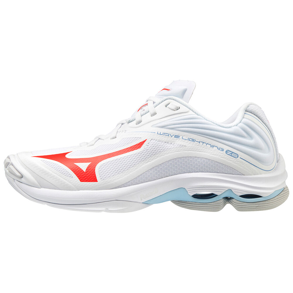 Damske Volejbalove Tenisky Mizuno Wave Lightning Z6 Biele/Modre Vypredaj WRHC90837